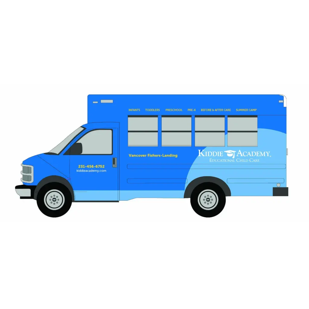 Kiddie Academy Vehicle Wrap Concept 2