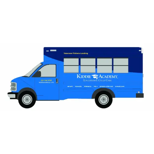 [KA-WRAP-3] Kiddie Academy Vehicle Wrap Concept 3