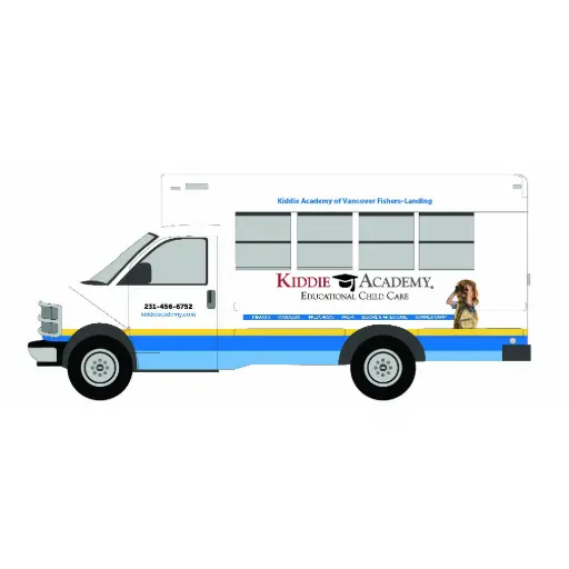 [KA-WRAP-5] Kiddie Academy Vehicle Wrap Concept 5
